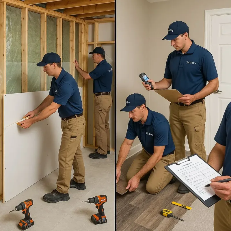 Repairs and Reconstruction process in Blackhawk, SD